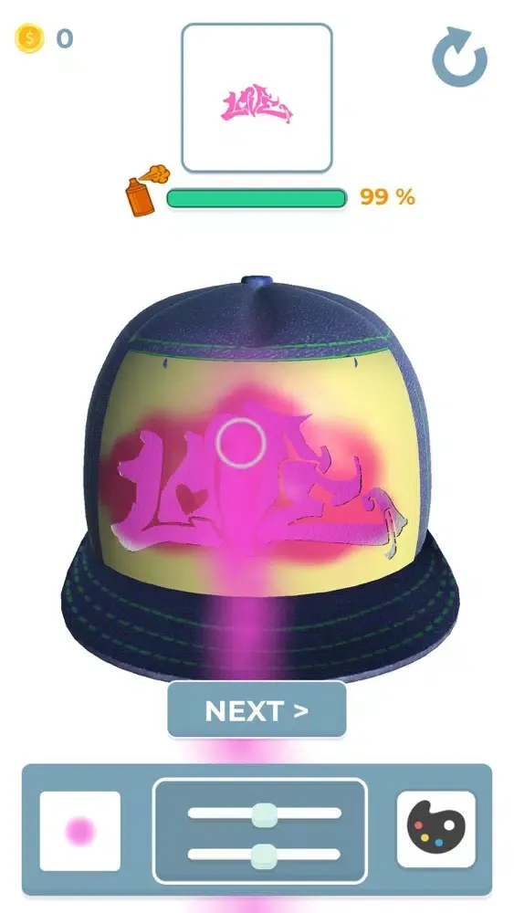Airbrush Snapback سکرین شاٹس