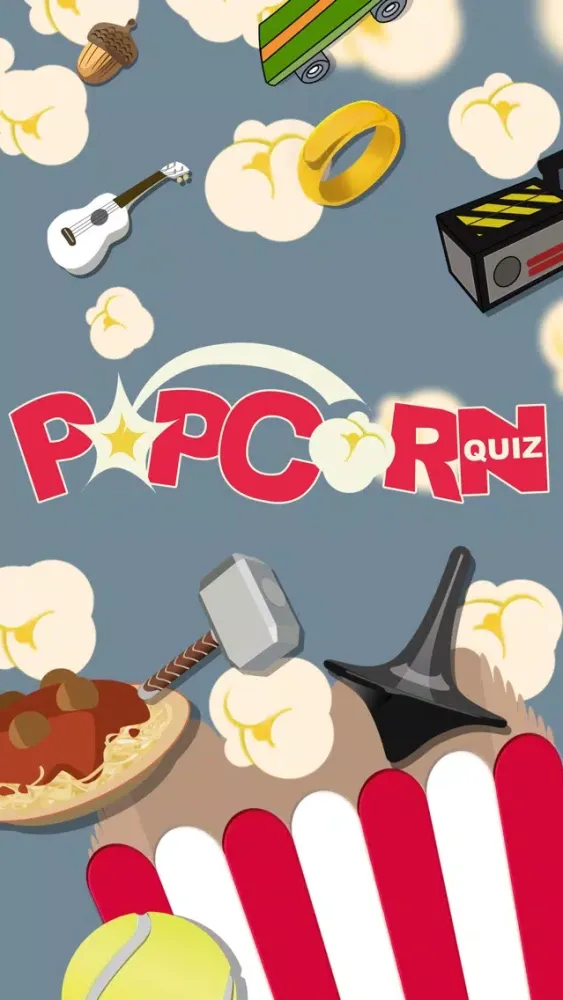 Capturas de tela do Popcorn Quiz - Movie Trivia