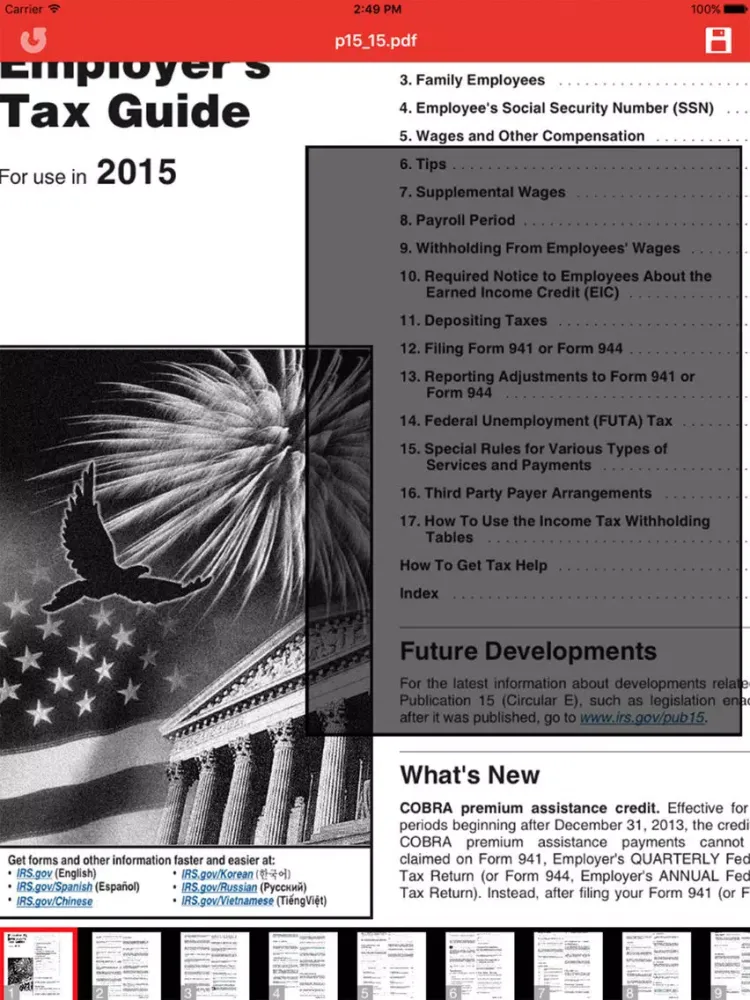 PDF Redacted iPad  Screenshots