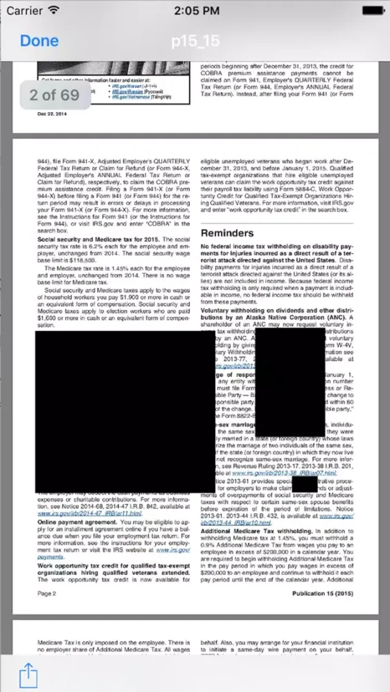 PDF Redacted Screenshots