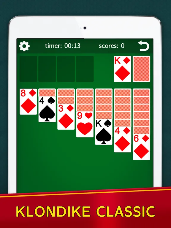 Classic Solitaire Klondike iPad  Screenshots