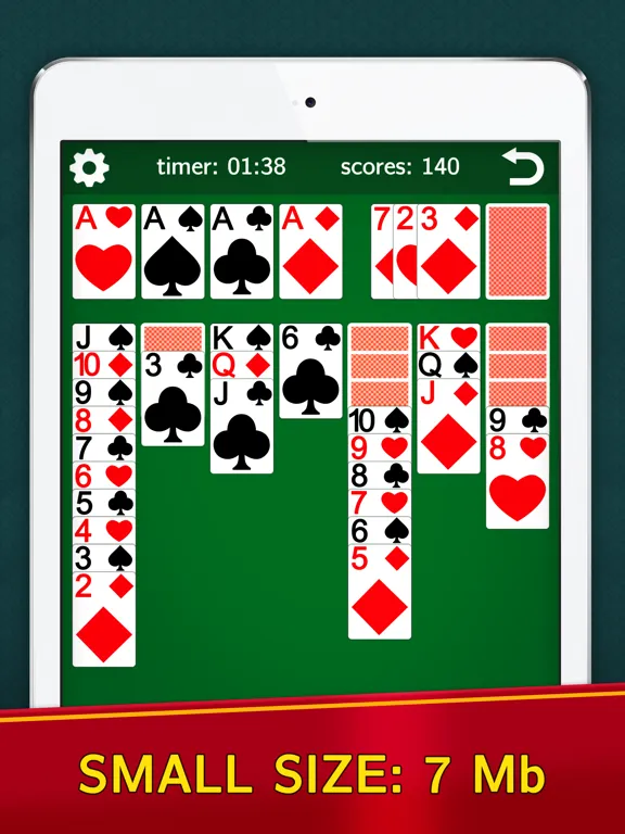 Classic Solitaire Klondike iPad  Screenshots