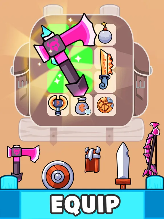 Capturas de tela do Backpack Viking - Merge iPad 