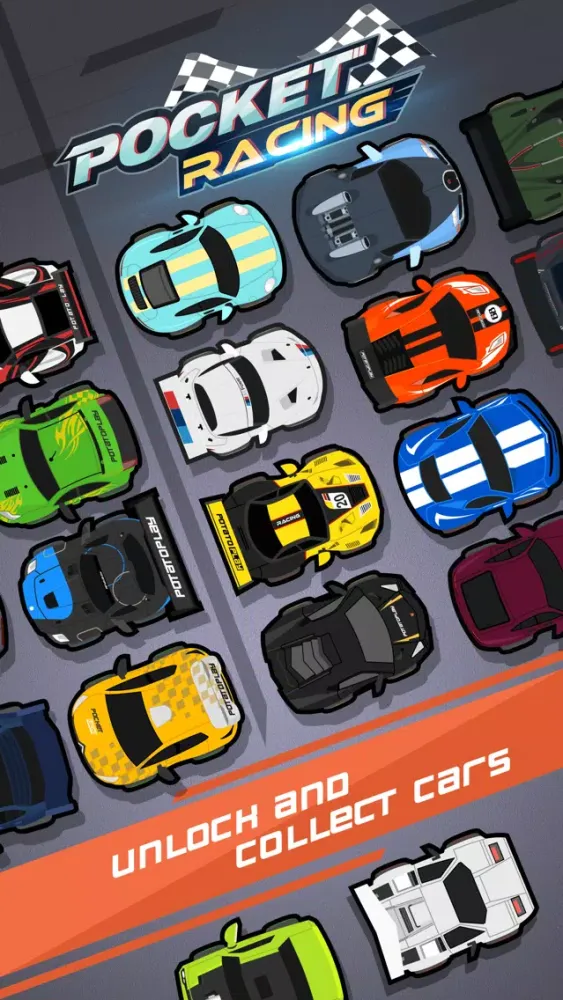 Capturas de tela do Pocket Racing: Speed and Drift