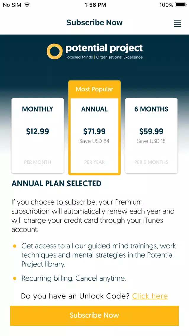 Capturas de tela do Legacy Mindset Training App