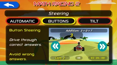 Captures d'écran de Math Racing 2