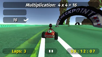 Captures d'écran de Math Racing 2