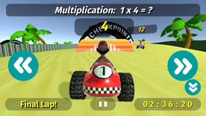 Captures d'écran de Math Racing 2