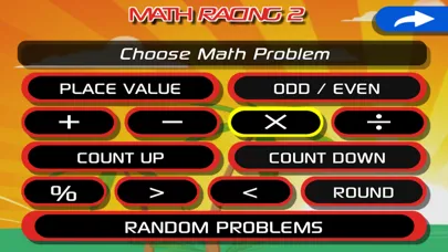 Captures d'écran de Math Racing 2
