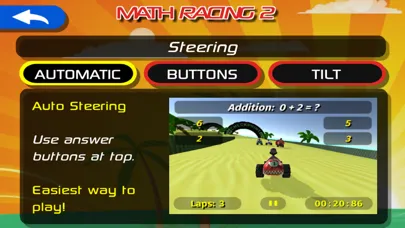 Captures d'écran de Math Racing 2