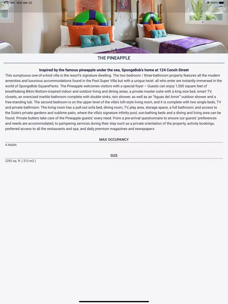 Скриншоты Azul Beach Resort Cap Cana iPad 