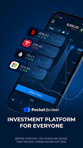 Capturas de pantalla de Pocket Broker - trading