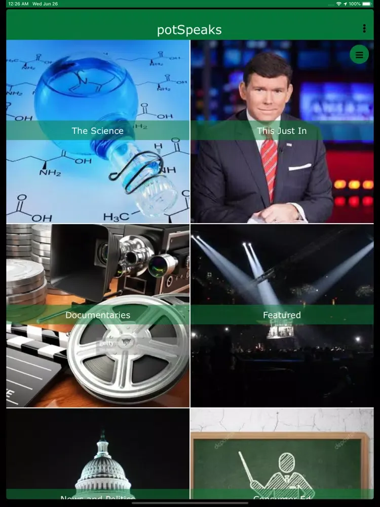 Zrzuty ekranu potSpeaks iPad 