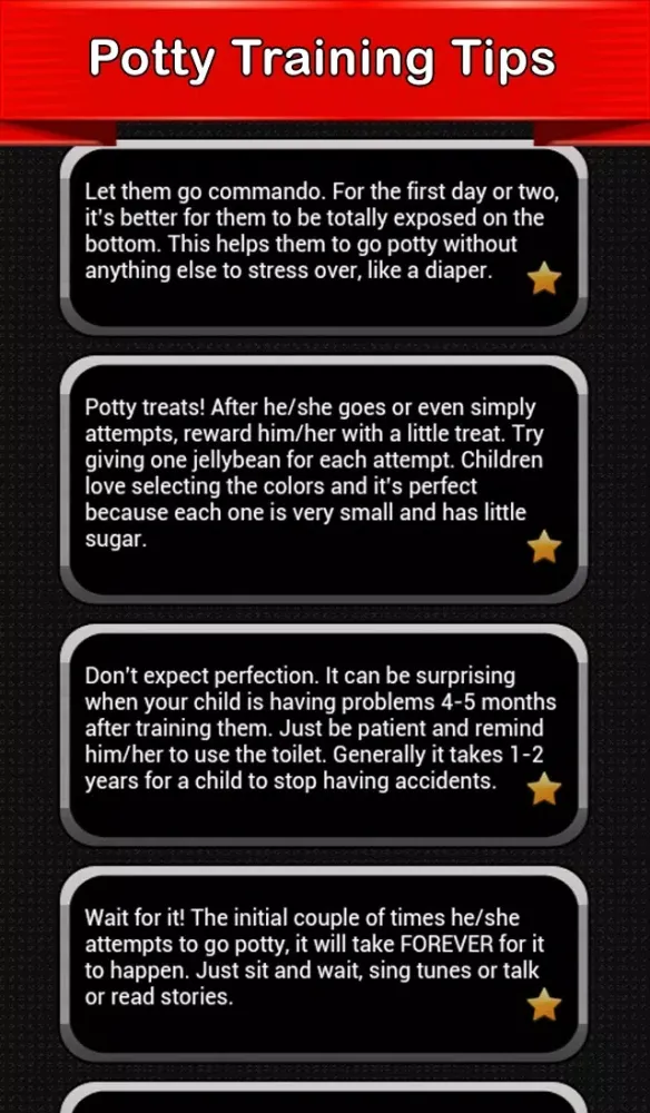 Potty Training Tips स्क्रीनशॉट