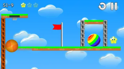 Capturas de tela do Rainbow Ball Rush Lite