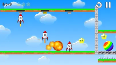 Capturas de tela do Rainbow Ball Rush Lite