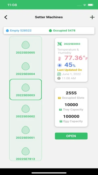 Capturas de tela do Poultrac Tag-a-Shed : Hatchery