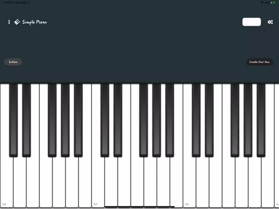 Simple Piano by Pounding Water iPad  स्क्रीनशॉट