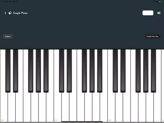 Simple Piano by Pounding Water iPad  스크린샷