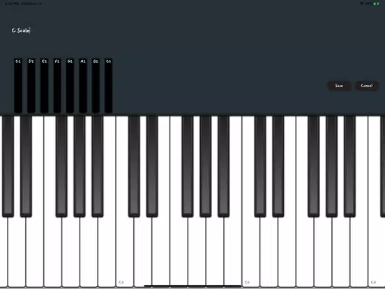 Simple Piano by Pounding Water iPad  स्क्रीनशॉट