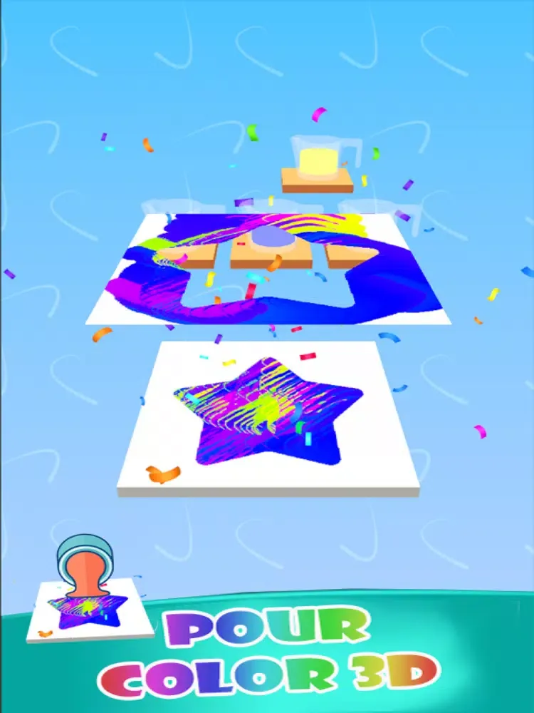 Pour Color 3D Astropad iPad  Ekran Görüntüleri