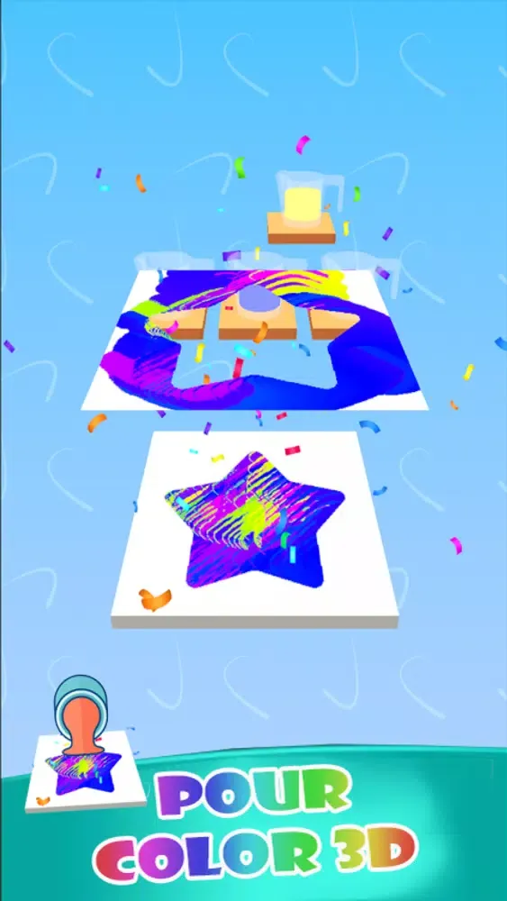 Pour Color 3D Astropad Ekran Görüntüleri