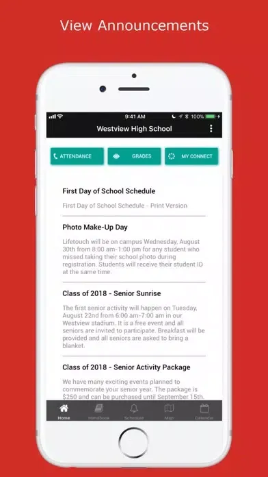 ภาพหน้าจอของ Westview App