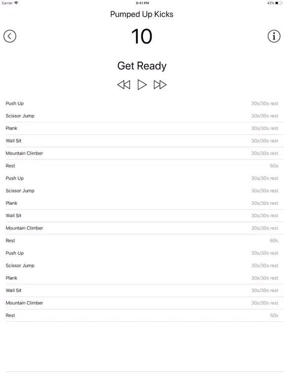 Captures d'écran de Elevate You Fitness iPad 