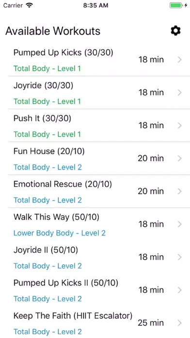 Captures d'écran de Elevate You Fitness