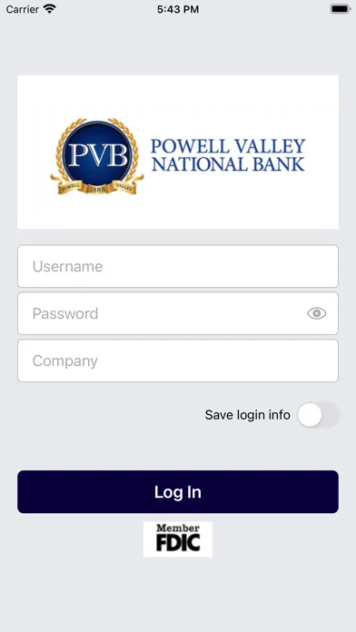 Capturas de tela do PVB Business Deposit