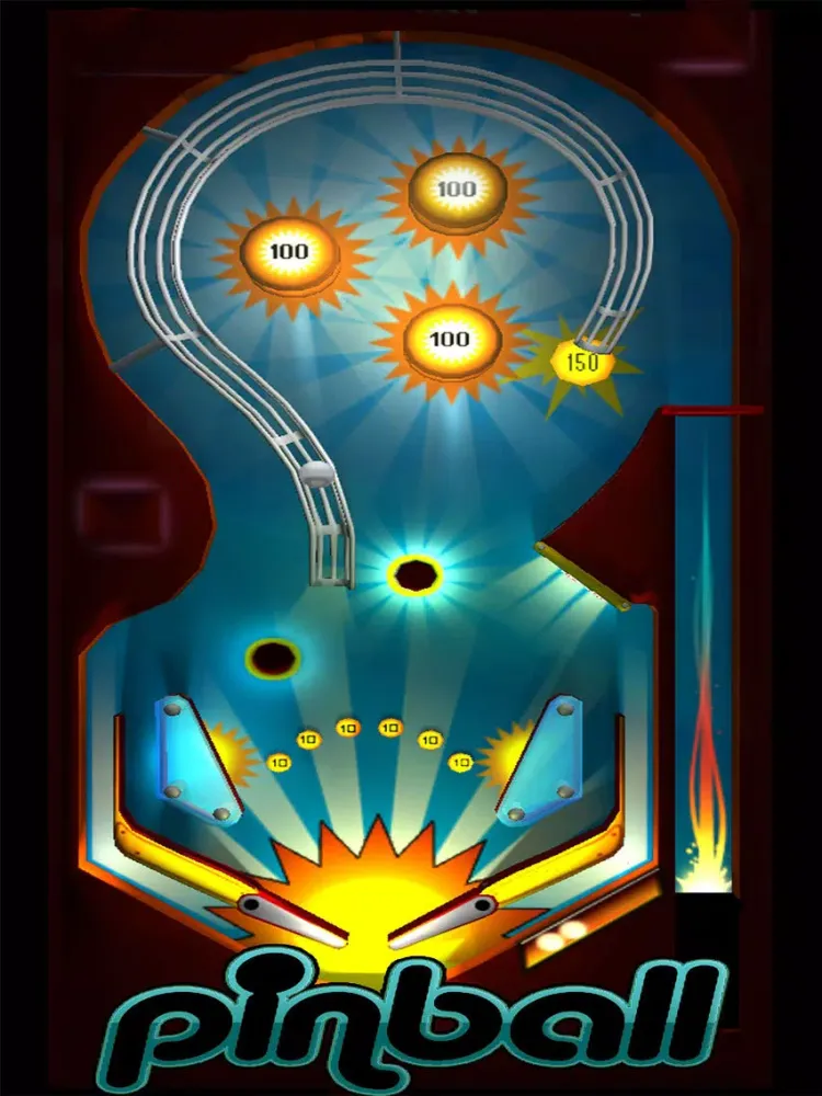 Classic Pinball Flipper Free Deluxe Kids Fun iPad Screenshots