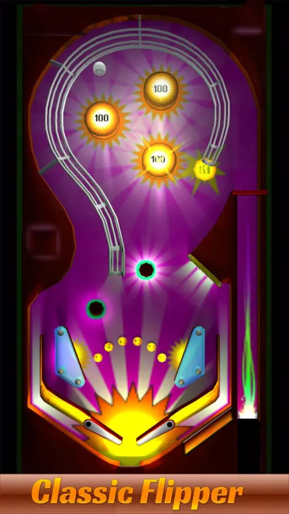 Classic Pinball Flipper Free Deluxe Kids Fun Screenshots