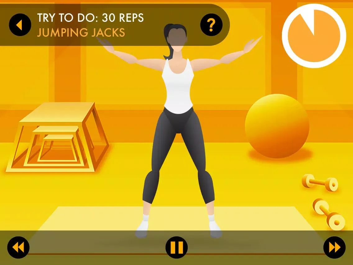 7min Workouts - Intense! iPad  سکرین شاٹس