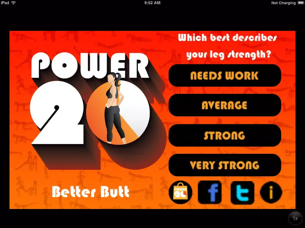Tangkapan layar 20 Minute Butt Workouts: Power 20 iPad 