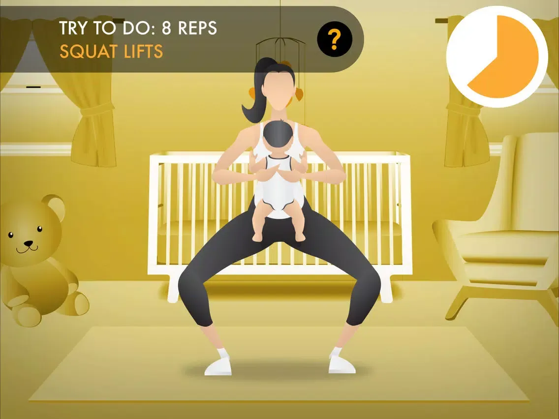 New Mom Workout: Post Pregnancy Exercises With Baby iPad  سکرین شاٹس