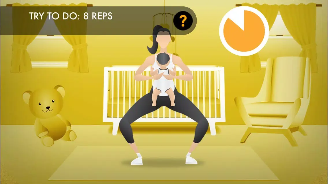 New Mom Workout: Post Pregnancy Exercises With Baby سکرین شاٹس