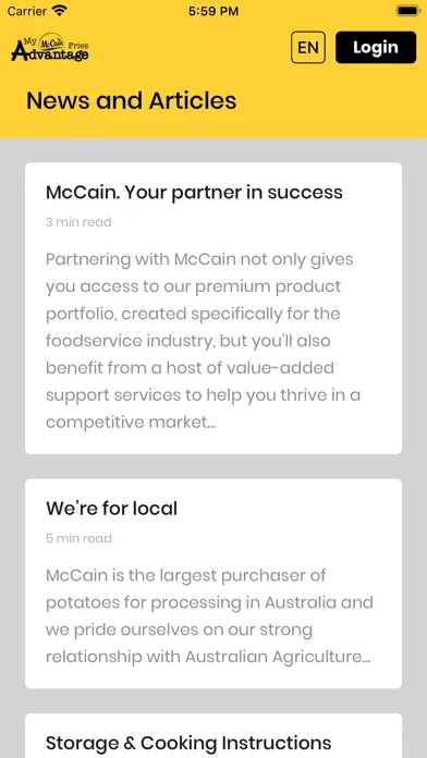 McCain MMFA Screenshots