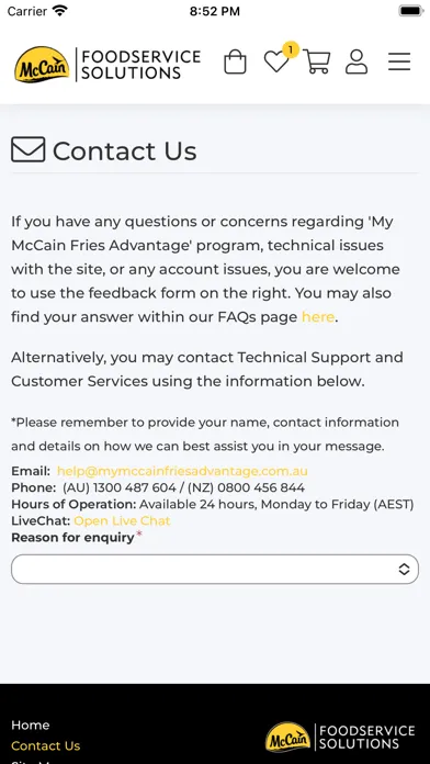 McCain MMFA Screenshots