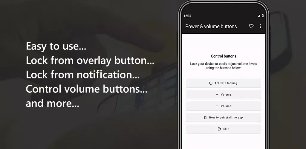 Capturas de pantalla de Power & Volume Buttons