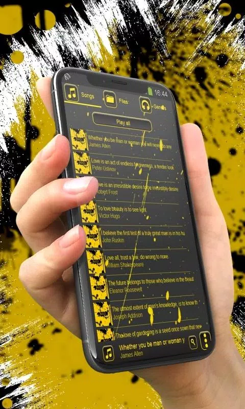 Yellow splash Screenshots