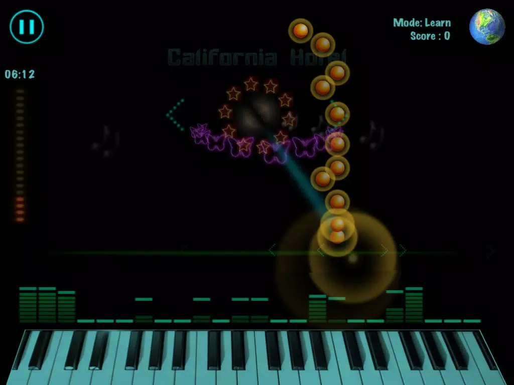 Capturas de tela do Power Piano iPad 