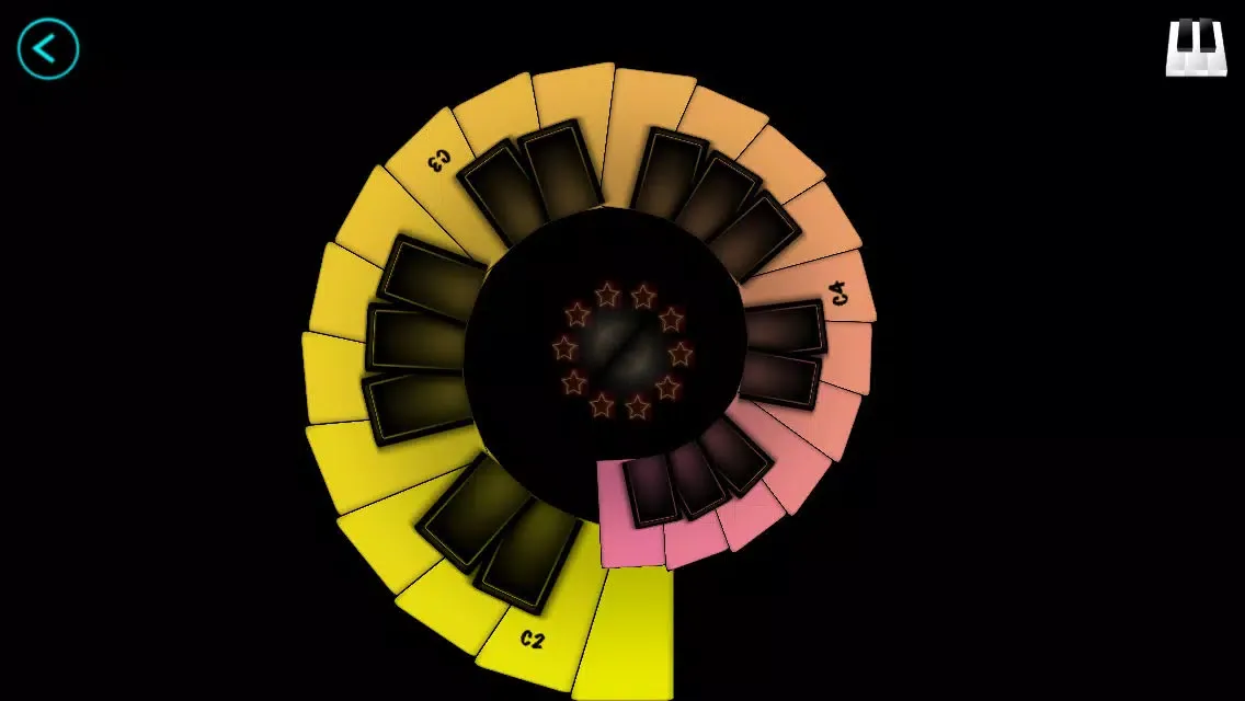Capturas de tela do Power Piano
