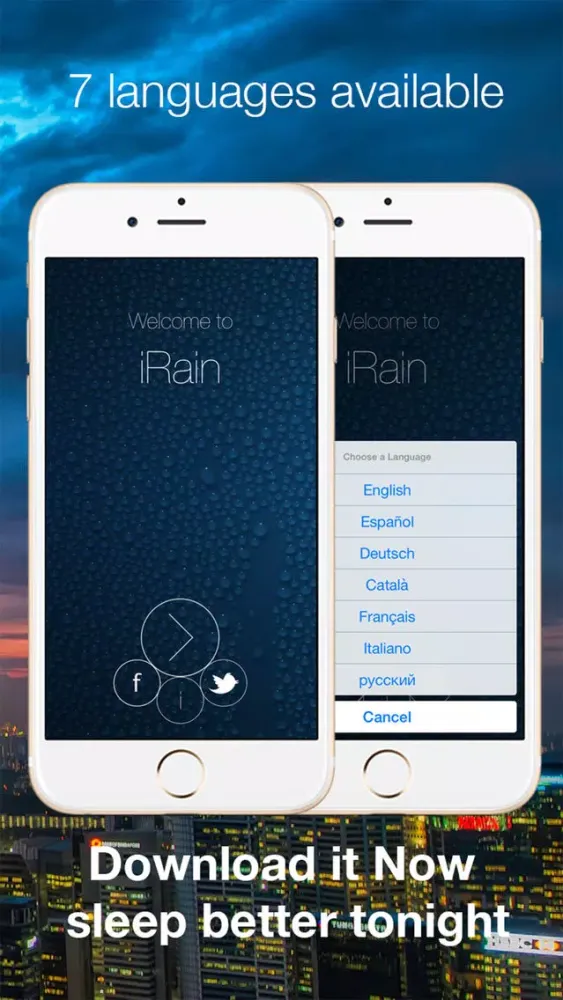 Screenshot di iRain Free - Best App for Sleep Better