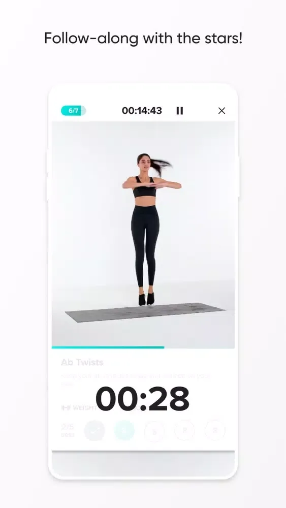 Capturas de pantalla de POWER: Workout with the Stars