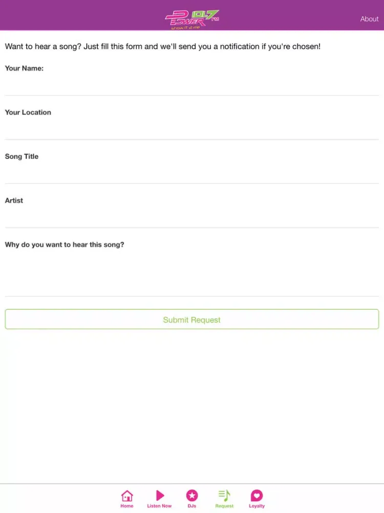 Capturas de pantalla de Power FM Aruba 101.7 iPad 