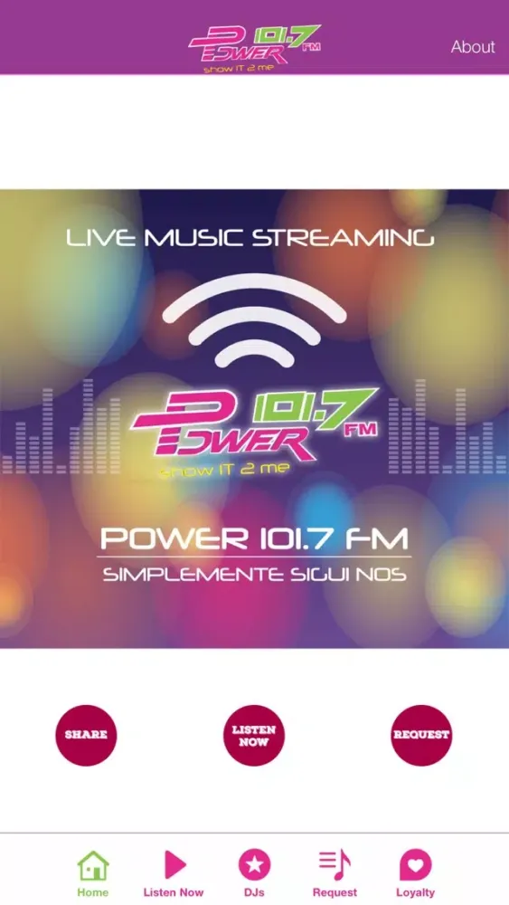 Capturas de pantalla de Power FM Aruba 101.7