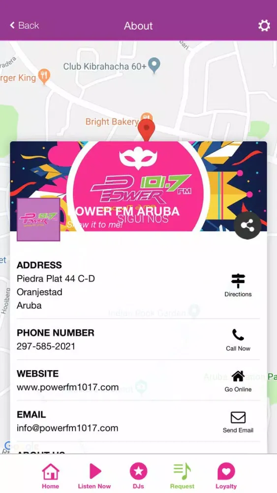 Capturas de pantalla de Power FM Aruba 101.7