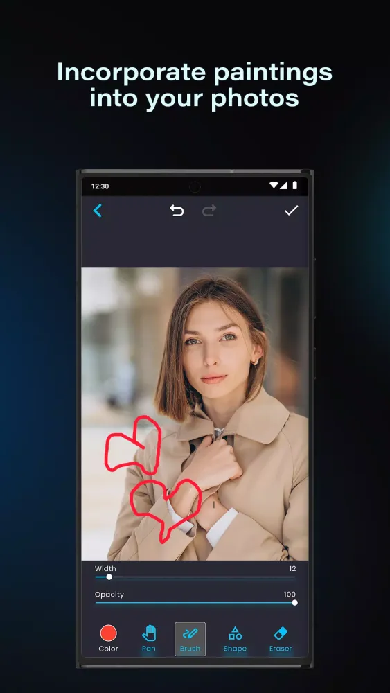 Captures d'écran de Powerful Photo Editor Pro