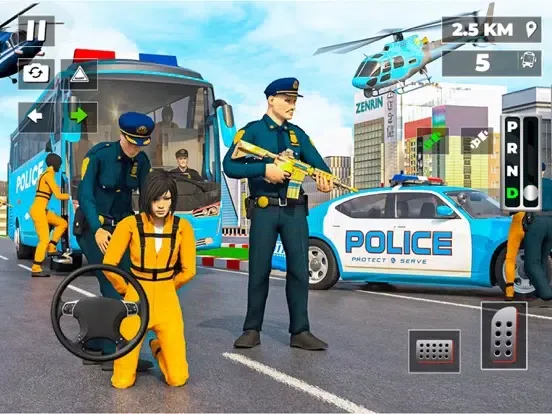 Police Bus Simulator Bus Games iPad  Screenshots