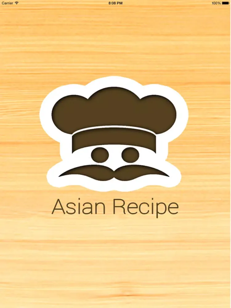 Tangkapan layar Asian Recipe iPad 